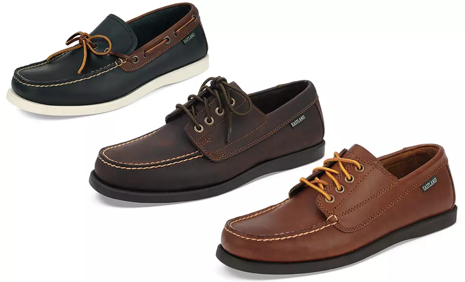 Eastland Men's Falmouth or Yarmouth Boat Shoes. Multiple Colors Available. Free Returns. - Primary Image