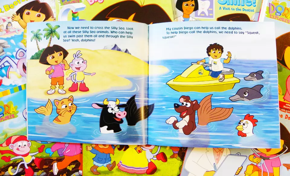 $24.99 for a Dora the Explorer 15-Book Collection ($104.25 List Price). Free Shipping. - Second Medium