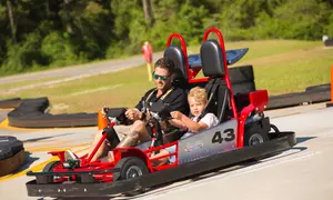 Up to 27% Off Go-Karts, Rides, and Mini Golf at Broadway Grand Prix