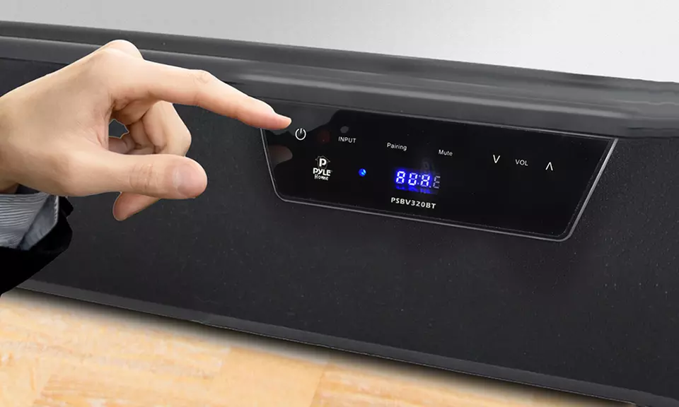 Pyle 200-Watt Bluetooth Sound Bar with FM Radio and Wireless Remote Control - Primary Image