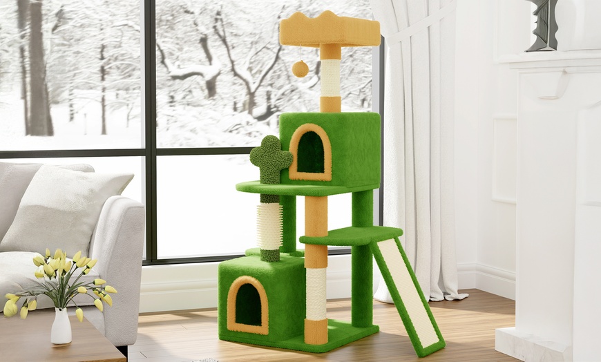 Image 27: 70, 79 or 131cm Multi Level Indoor Cat Tree