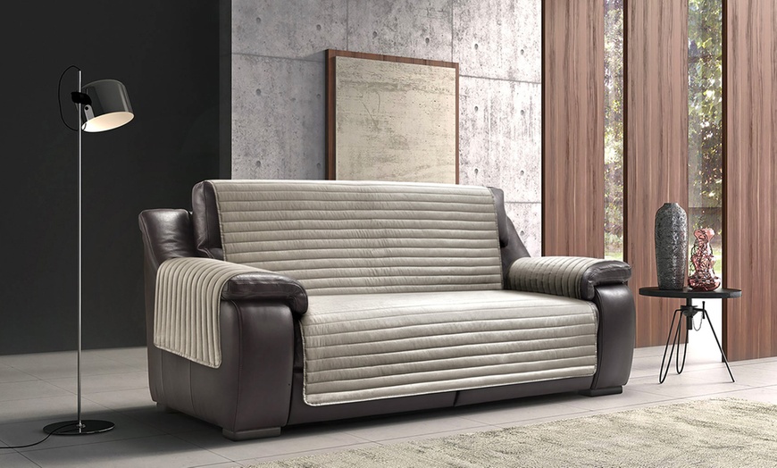 Image 6: Wasserabweisender, wendbarer Bezug für Sessel oder Sofa