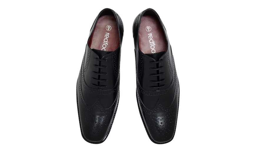 Image 9: Chaussures Richelieu en cuir pour homme