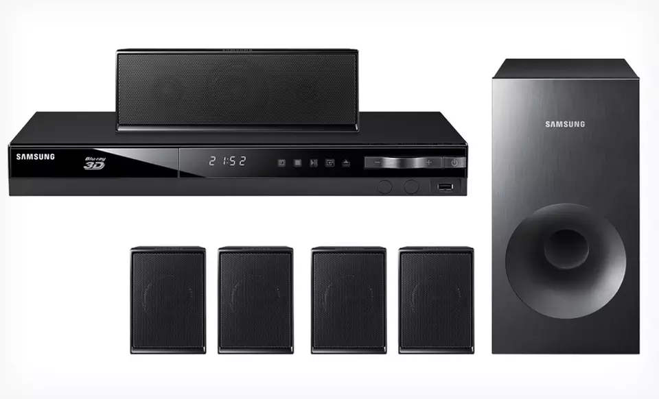 $199.99 for a Samsung 5.1-Channel Smart Blu-ray Home Theater System (HT-E3500/ZA) ($249.99 List Price). Free Shipping. - Primary Image