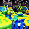 Image 1: Jump into Family Fun: Two-Hour Inflatable World Entry for Upto Four!
