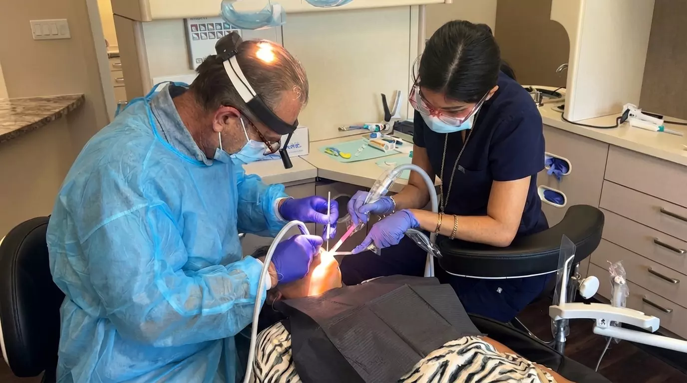 One or Two Sessions of Dental Care Package: Exam, Cleaning, and X-Rays