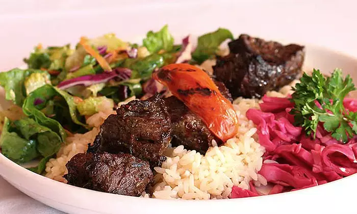 Mediterranean Food for Dinner at Pera Mediterranean Grill (Up to 40% Off). Two Options Available.  - Primary Image