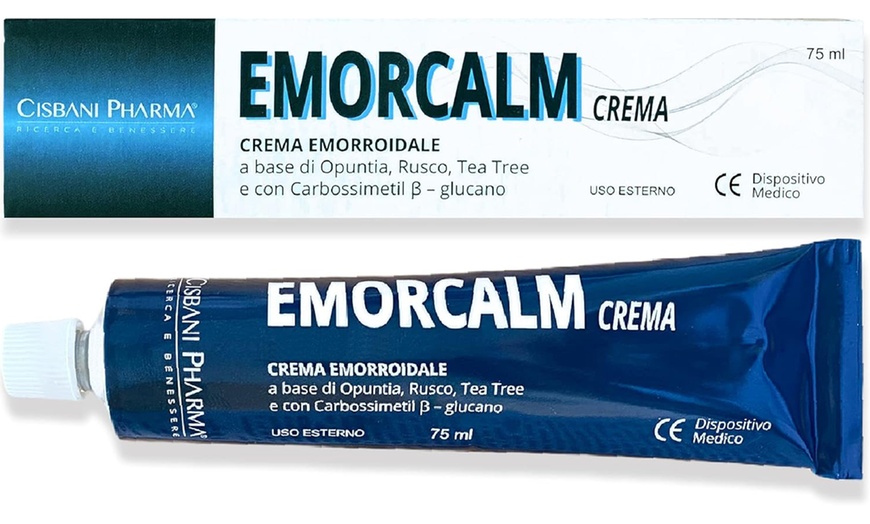 Image 1: Crema emorroidale EmorCalm Cisbani Pharma