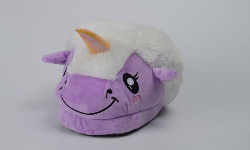 Image 9: Unicorn Slippers