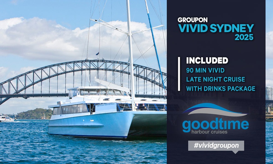 Image 1: Vivid Cruise with Drink Tickets - Child or Adult on 23rd May-14th June