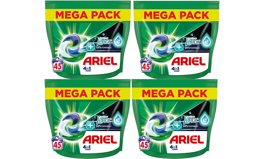 Image 4: 45, 90 ou 180 capsules Ariel "All In One" Ultra ou Touch of Lenor