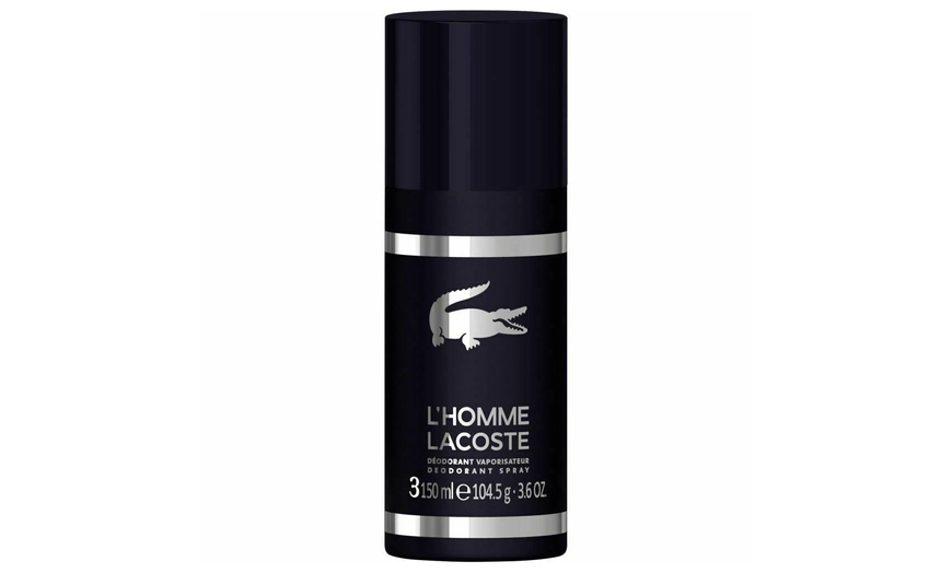 Image 1: Lacoste L'Homme Deodorant Spray for Men 150ml