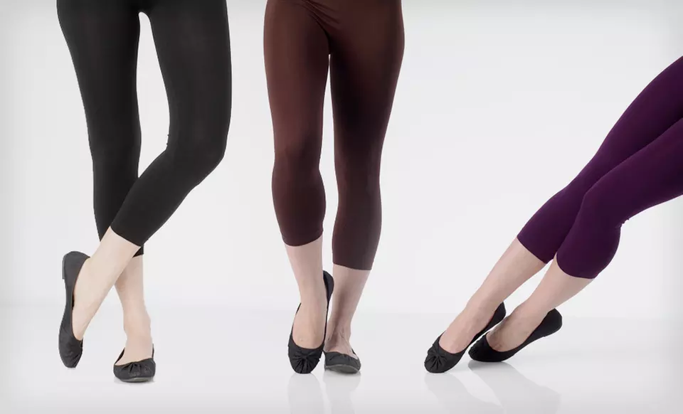 $17.99 for Two Pairs of Mopas Tights or Capri- or Full-Length Leggings (Up to $39.98 List Price). 15 Options Available. - Second Medium