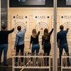 Image 3: Experience Thrilling Axe Throwing with Your Crew
