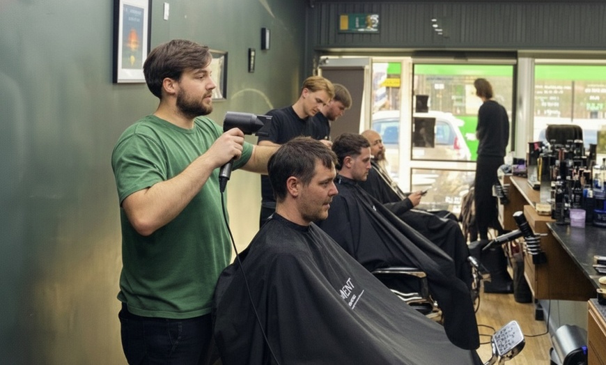 Image 3: Dry Haircut or Skin Fade w/ Optional Beard Trim and Shape with Razor