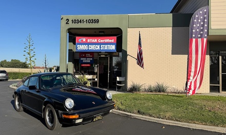 One Star Certified Smog Check for Sedans or SUV - California smog center
