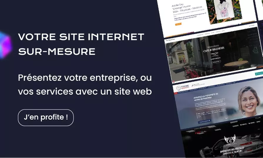 Création de votre site internet professionnel vitrine ou one page avec Printixel - Primary Image