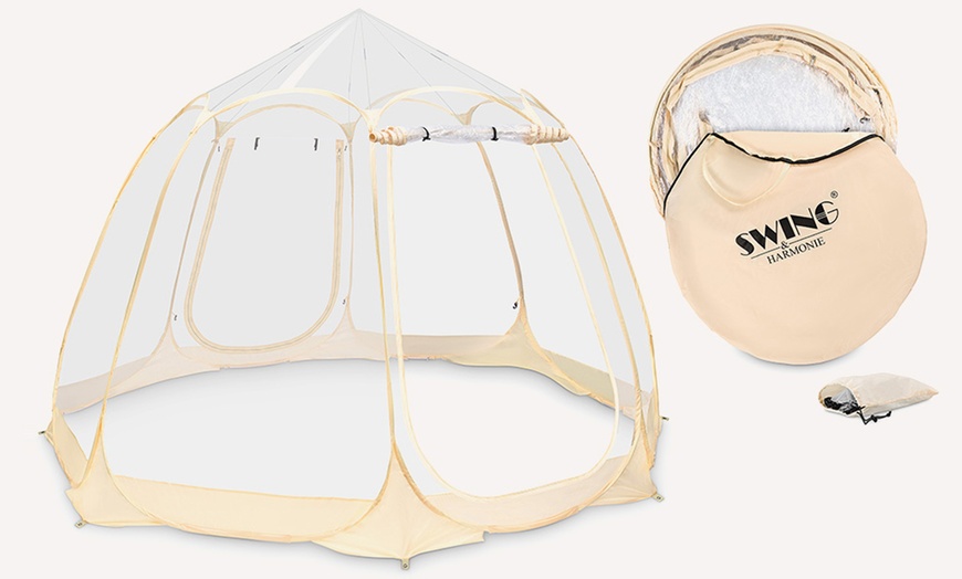 Image 5: Two-In-One Water-Resistant Pop-Up Pavilion