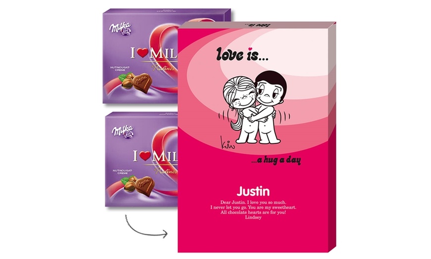 Image 2: Personalised Milka Chocolate Box