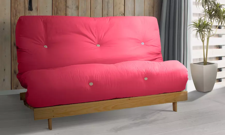 Image 15: Futon Frame and Mattress
