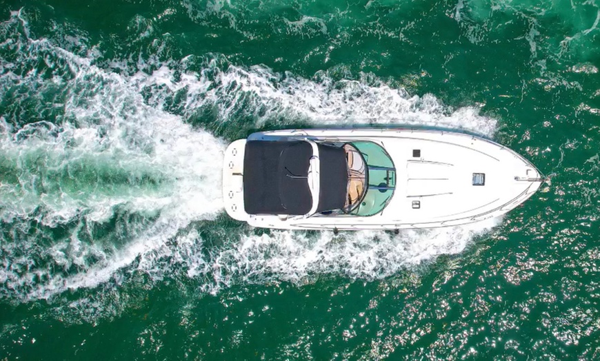 Image 5: 2–4 Hr Private 50 ft Luxury Yacht Rental or 4-Hour Night Party Yacht