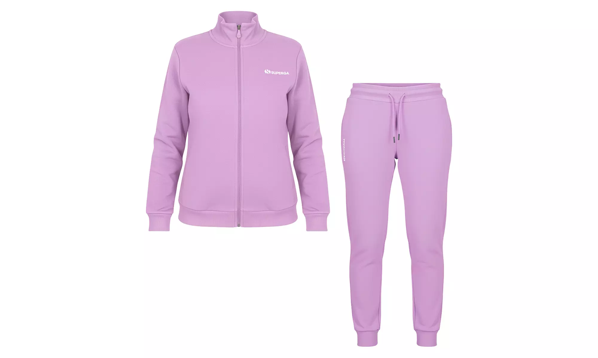 Tuta donna Superga in cotone felpato