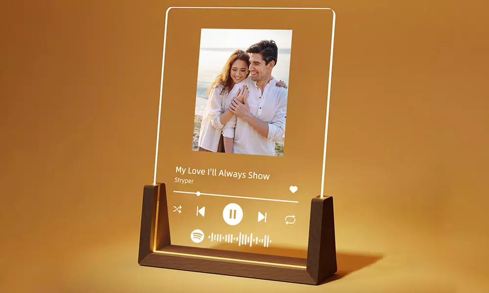 Custom Song Photo Plaques - Perfect Holiday Gift (Up to 83% Off)