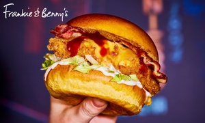 Frankie & Benny’s: 2 Courses for 2 – Dine Out for £19.95, Save 71%! Frankie & Benny’s: 2 Courses for 2 – Dine Out for £19.95, Save 71%!