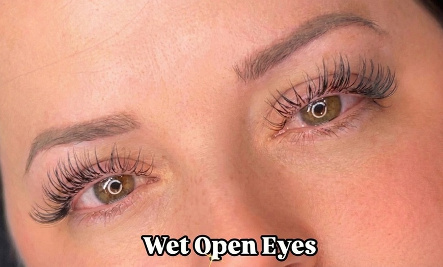 Image 7: Classic, Hybrid, or Volume Eyelash Extensions w/w/o Two Week Fill