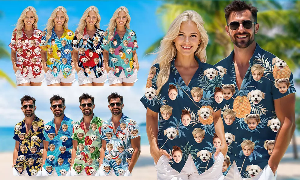 Kollektion Hawaii: personalisiert mit Foto- und Symbol-Aufdruck