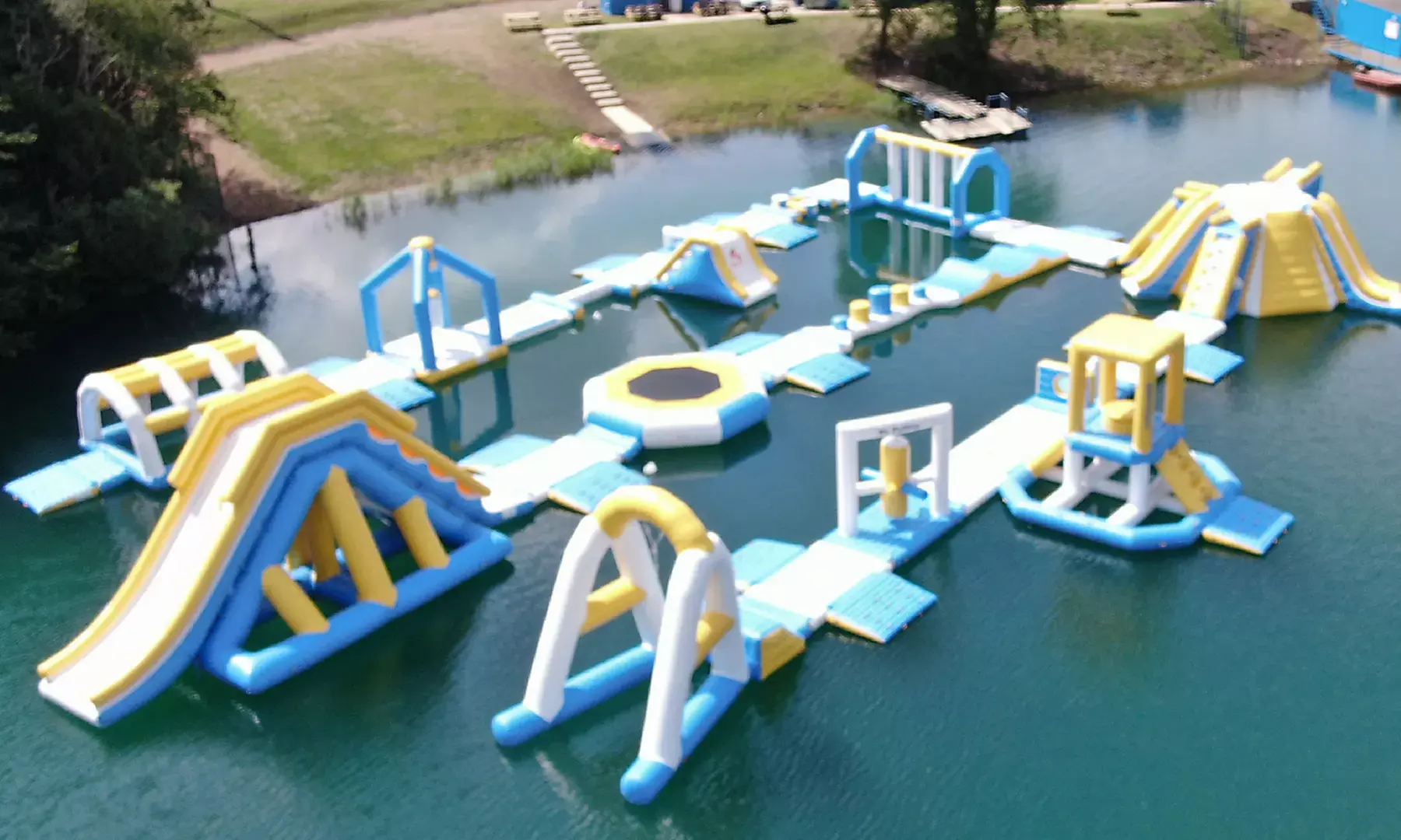 Spend the Summer Holidays at Fenland Aqua Park w/ Entry for 1-4 People