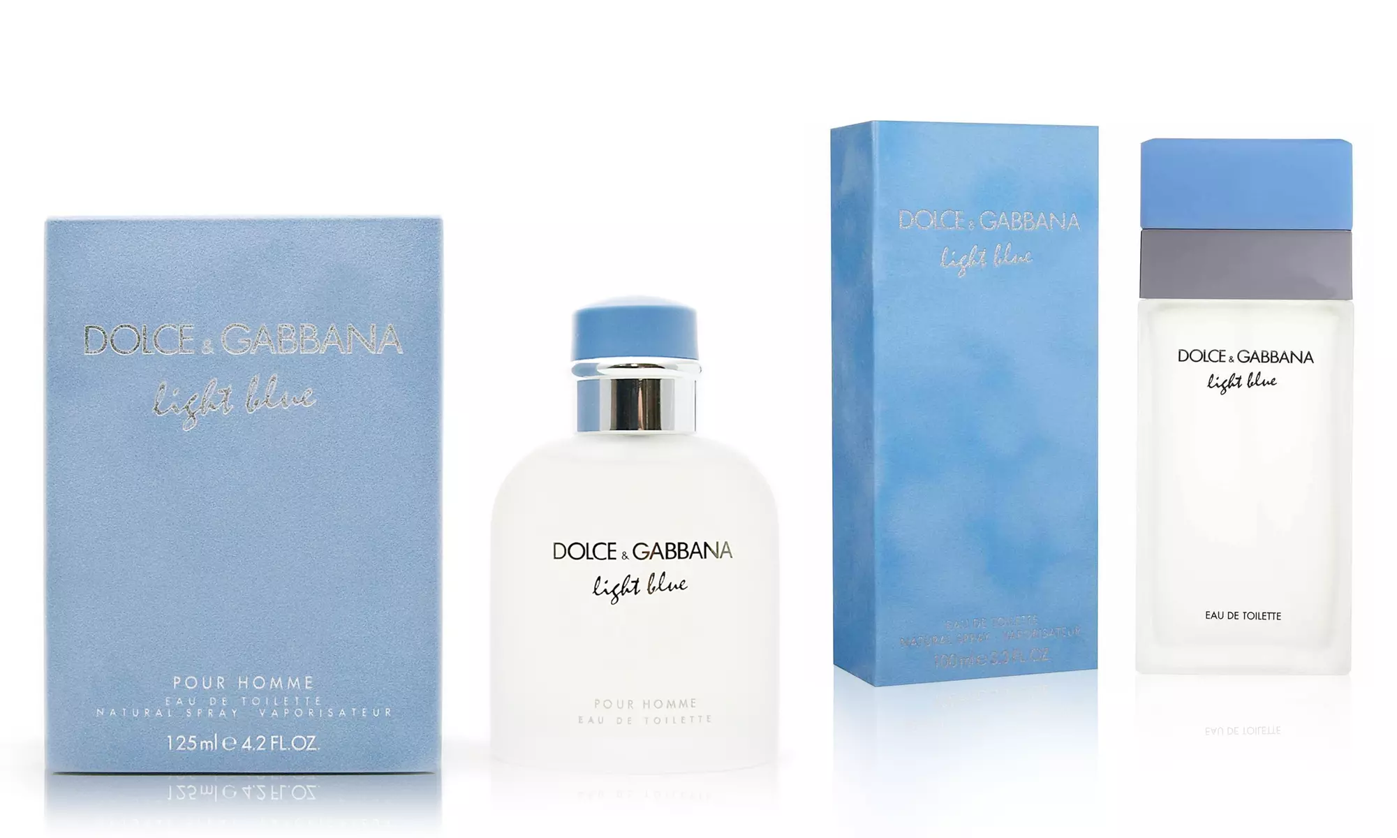 Dolce & Gabbana Light Blue Eau de Toilette for Women or Men (3.3 Fl. Oz. or 4.2 Fl. Oz.) - Primary Image