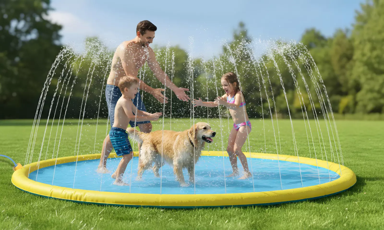 Skylos Pet Cooling Range – Foldable Pool and Interactive Splash Pad