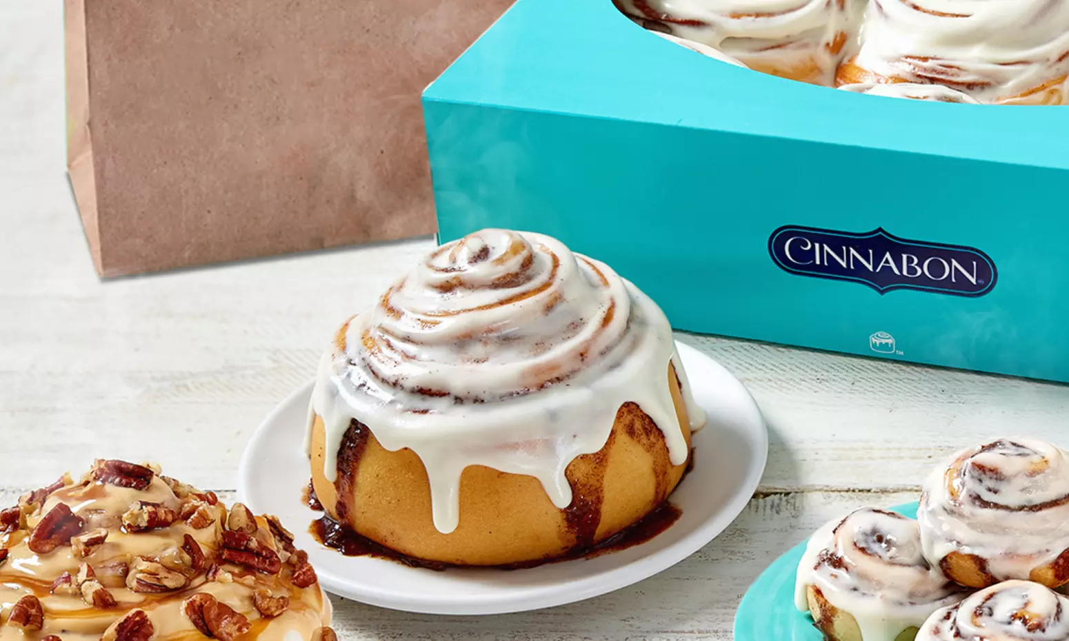 Enjoy Cinnabon’s Cinnamon Rolls, Drinks, Sundaes or In-Store Credits
