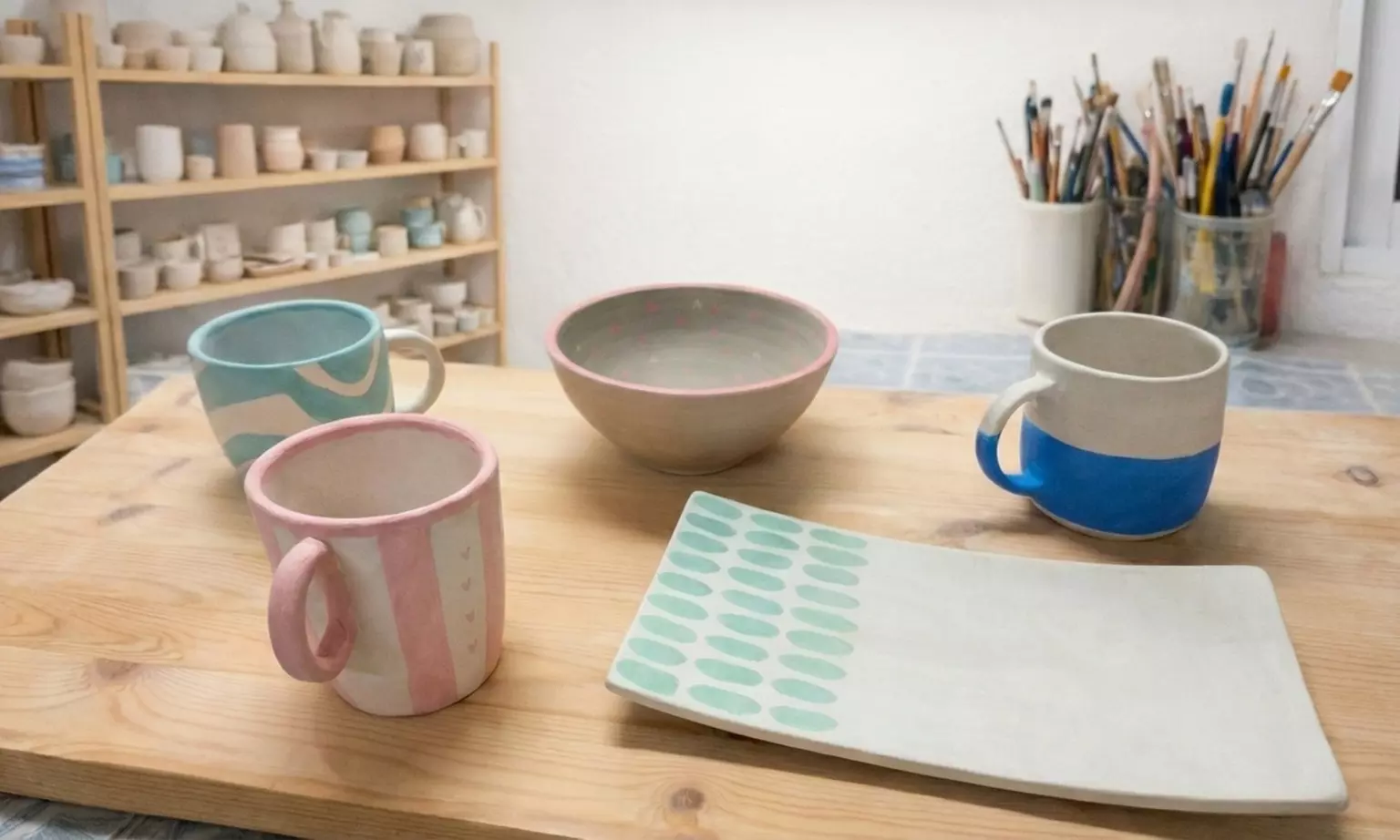 Experiencia creativa de cerámica con modelado manual para 1 o 2