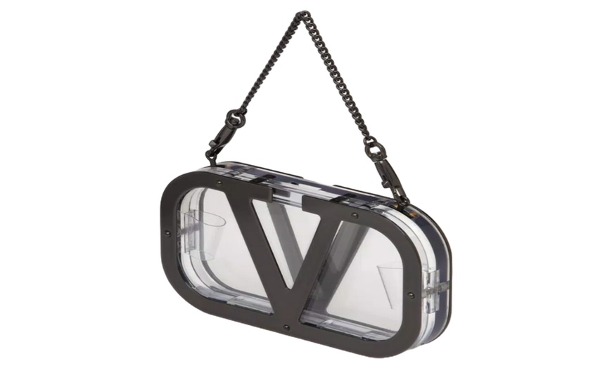 Image 7: Valentino Garavani Rockstud & Logo Clutches | Designer Bags (Up to 53% Off)