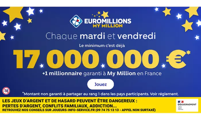 EuroMillions: inscrivez-vous et tentez de gagner plus de 17 millions €