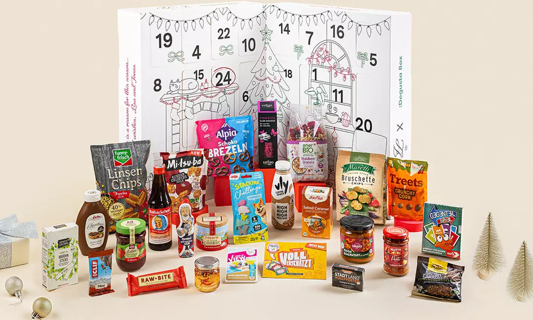 Degustabox präsentiert: Den Familien Adventskalender 2025 für Foodies und Spielefreunde! - Primary Image
