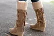 Women's Long Lace-Up Boots - Image 4