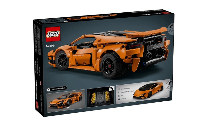 Image 2: Lego Lamborghini Huracán Tecnica Orange