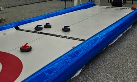 1-Hour of Street Curling Rental for Group Up to 10 people - The Splatter Place North Augusta, South Carolina