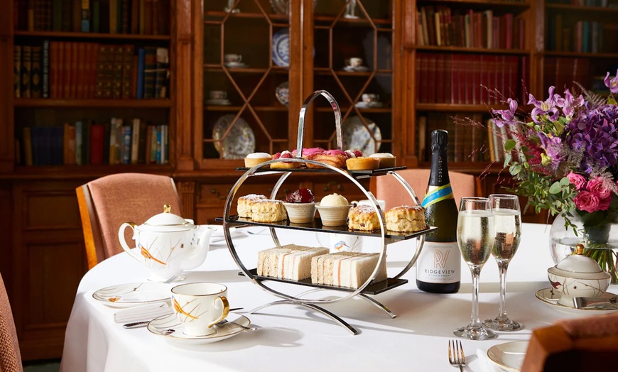 Image 1: Luxury Afternoon Tea in Camberley for Two or Four with Prosecco Option