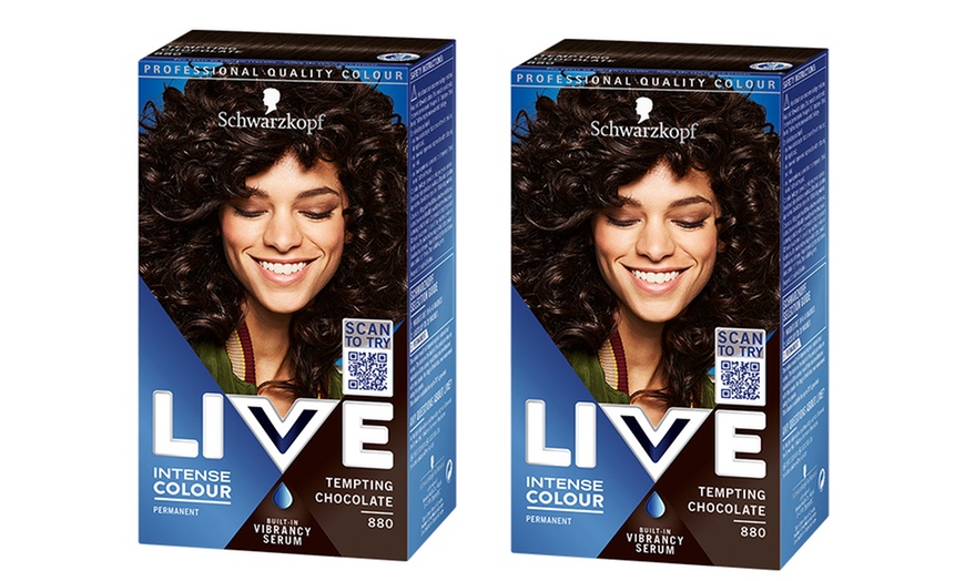 Image 59: 1 ou 2 boîtes de teinture cheveux "Live Intense Colour" de Schwarzkopf