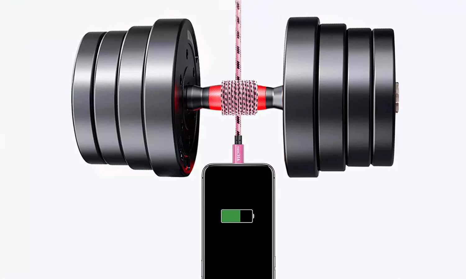 AICase 10ft Charging Data Cable Weave Fast Charge For iPhone/ iPad 2.4A 