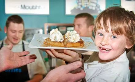 $8 for $16 Worth of Gourmet Waffles at West Coast Waffles - Primary Image