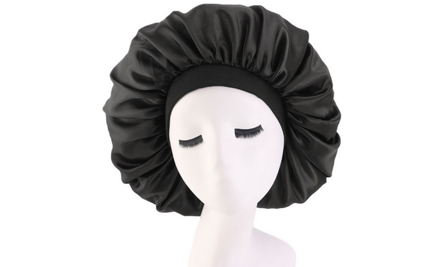 Image 5: Bonnet de nuit pour protection des cheveux 