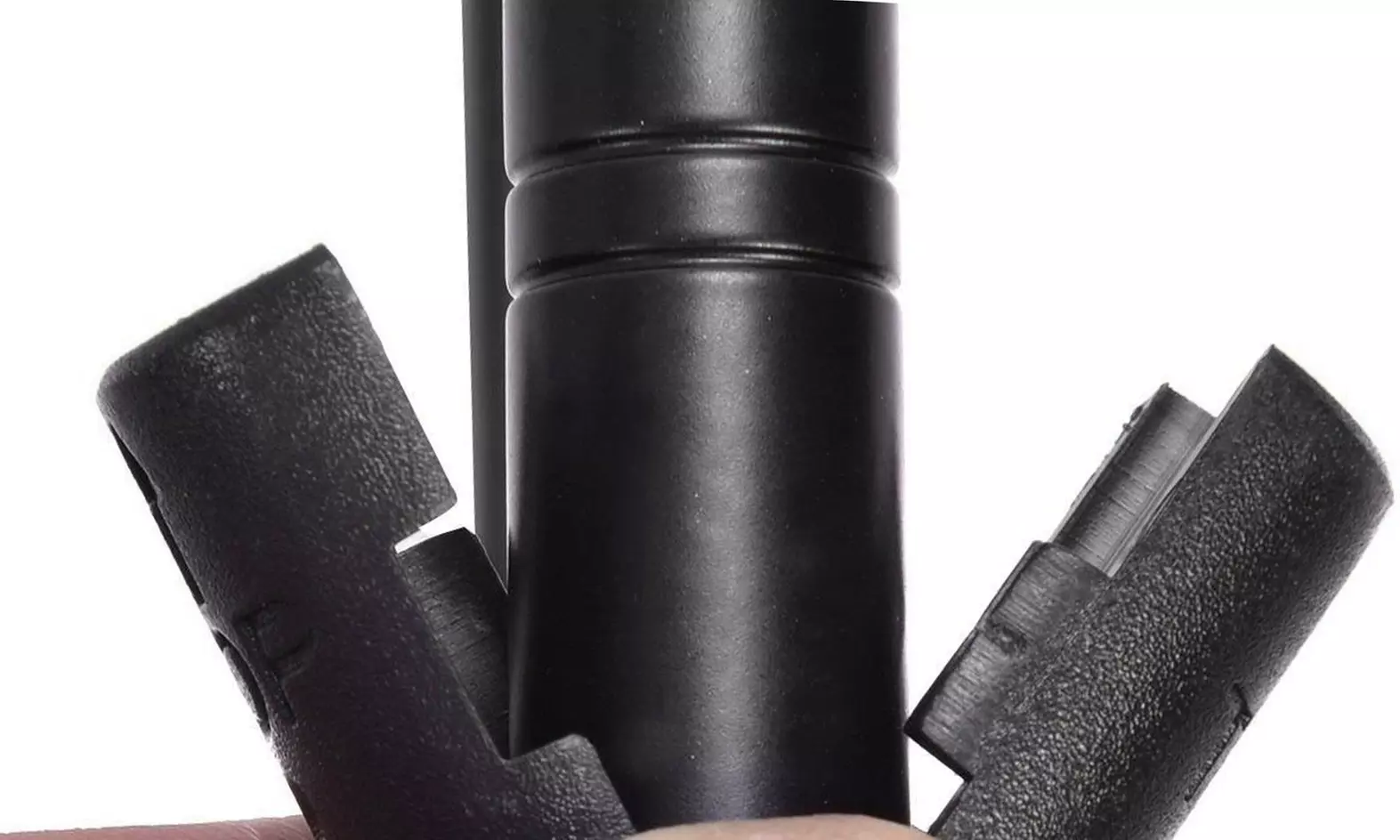 5-Tier Heavy-Duty Shelving Unit with Wheels Black 35''L x 18''W x 71''H