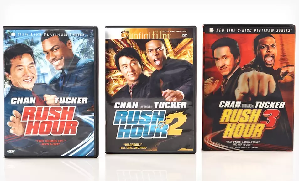 $9.99 for a Rush Hour 1, 2, and 3 DVD Pack ($52.72 List Price) - Second Medium