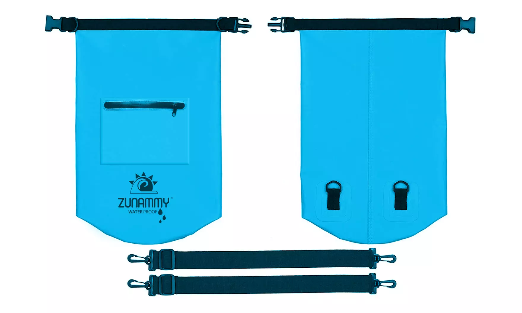 Waterproof Floating Duffel Dry Bag with Shoulder Strap and Zipper