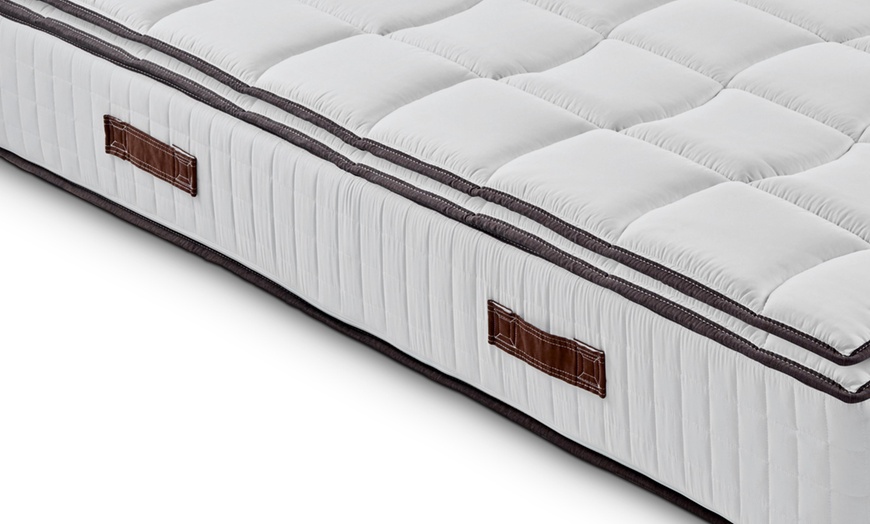 Image 5: Matras met orthopedische memoryfoam-topper en afneembare hoes